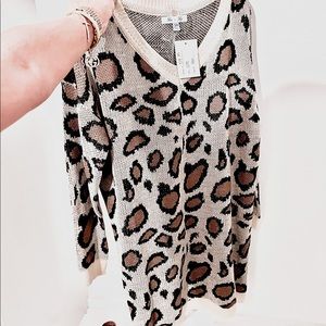 Leopard Sweater Dress